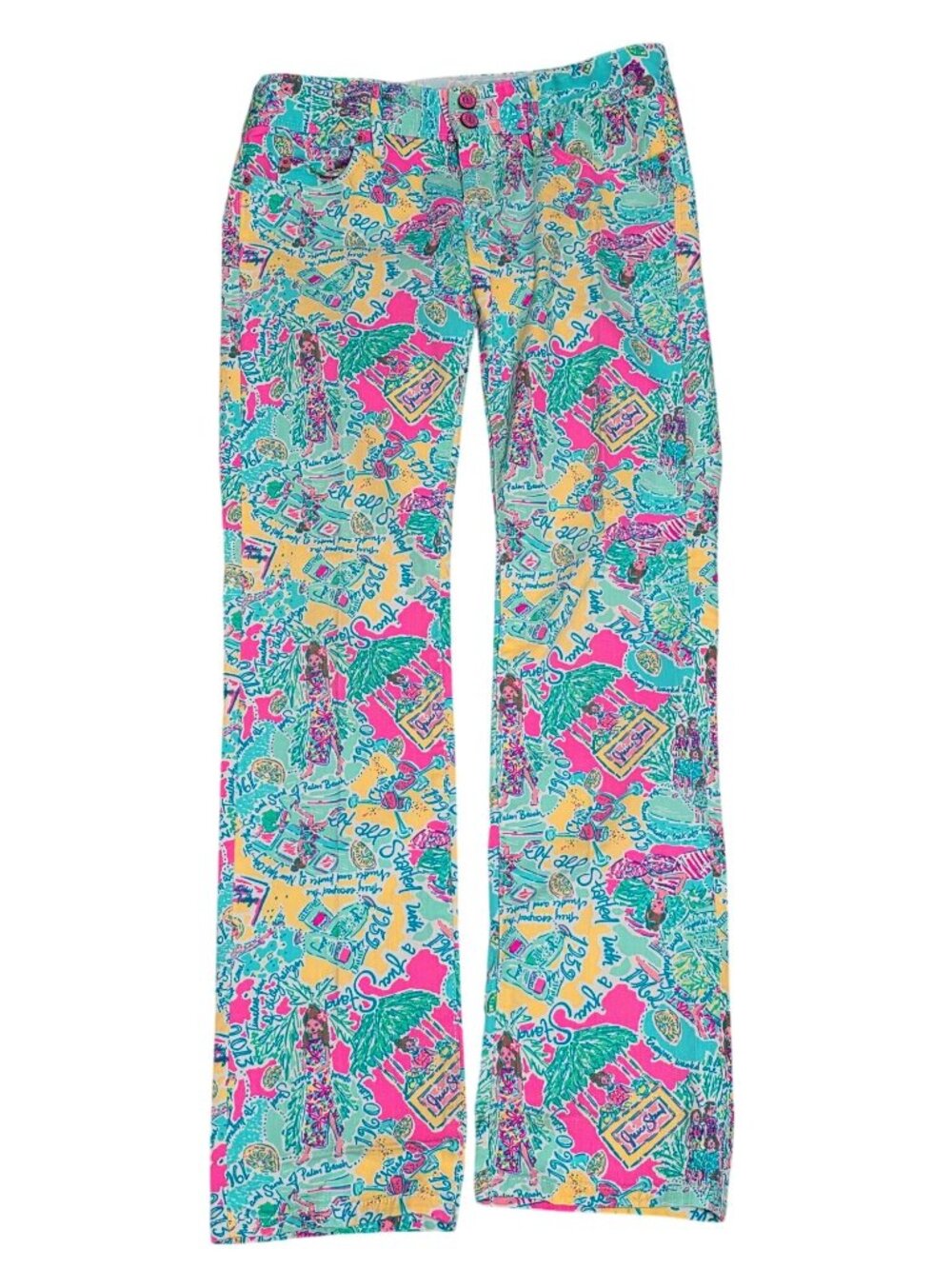 Lilly Pulitzer Worth Straight Jeans (SKU#2104)